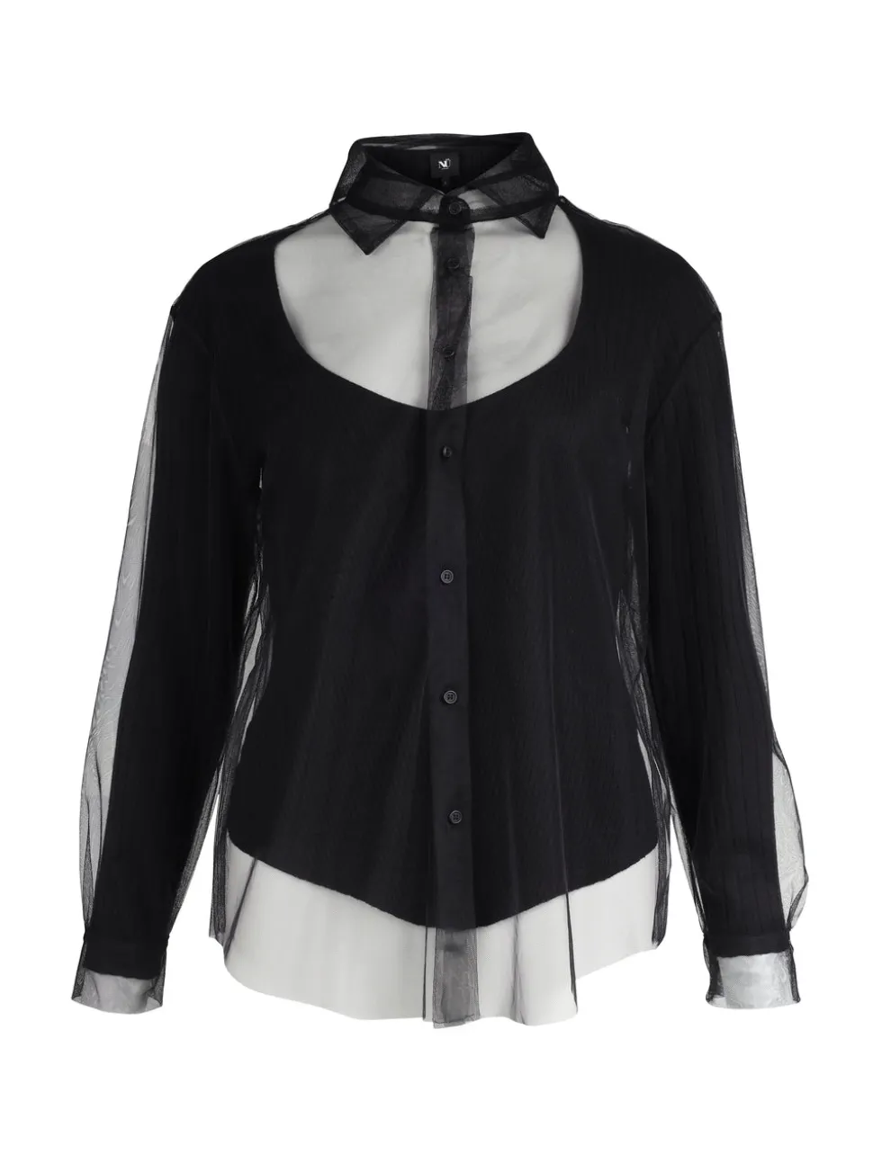 XYRIENNE mesh skjorte