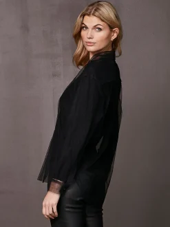 XYRIENNE mesh skjorte