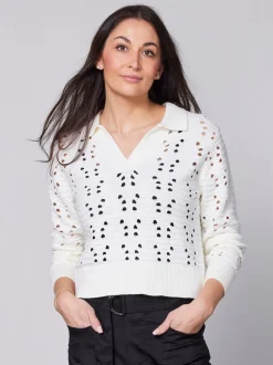 YAFFA strikket bluse