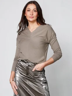 YASMI langærmet t-shirt