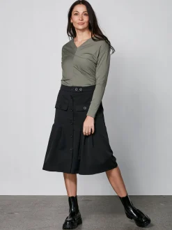 YASMI langærmet t-shirt