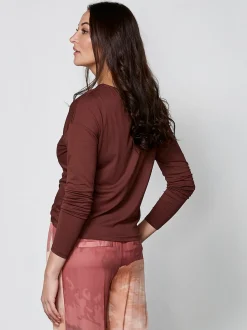 YASMI langærmet t-shirt