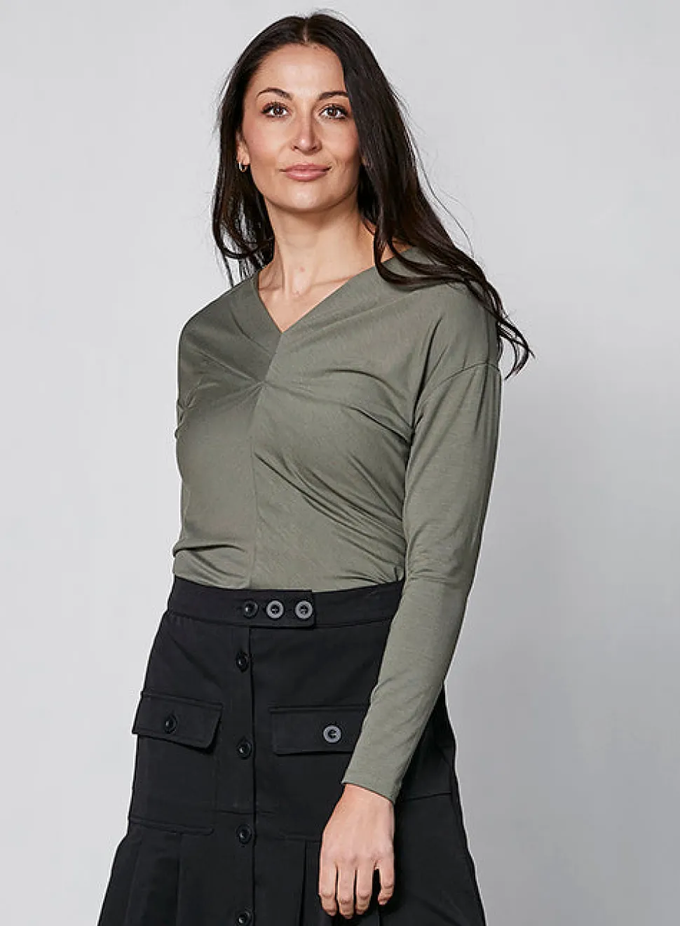 YASMI langærmet t-shirt