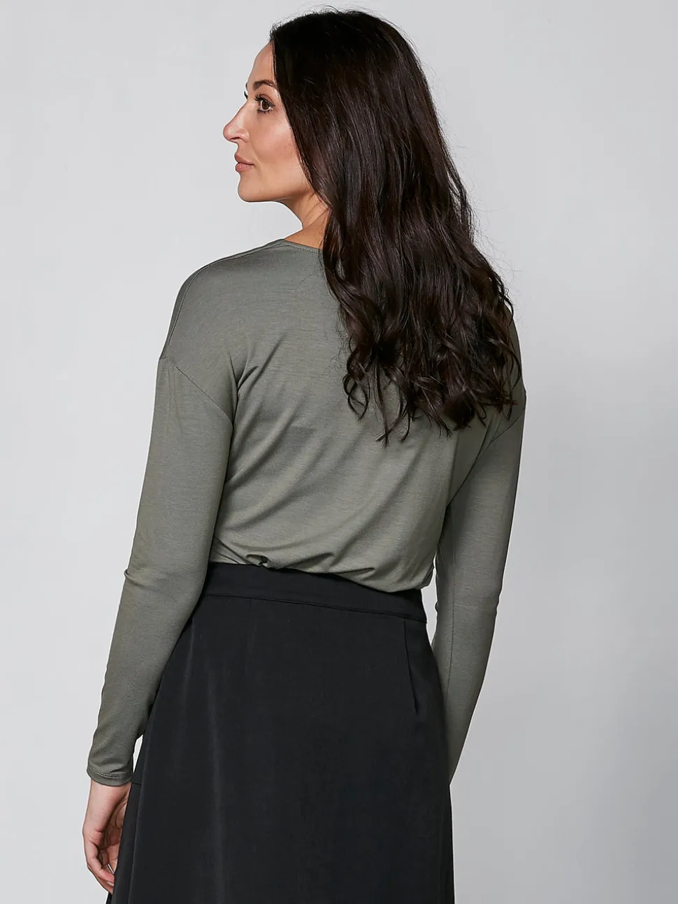 YASMI langærmet t-shirt