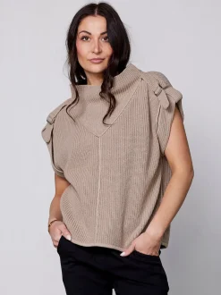 ZINDY strikbluse